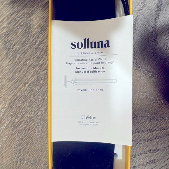 Solluna by Kimberly Snyder Vibrating Facial Wand Tool   NEW - Picture 3 of 3